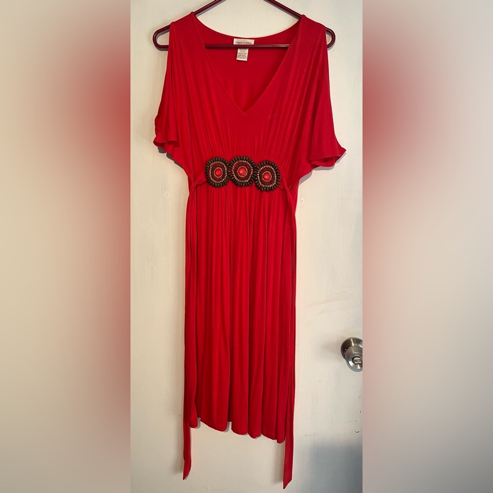 Monroe and Main reddish orange dress size small